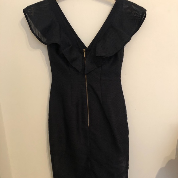 Keepsake Blue Ruffle Midi Dress - Picture 4 of 11